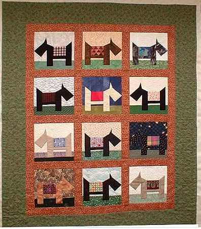 Free Quilt Block Patterns: Dog Bone Quilt Block Pattern, Cats and