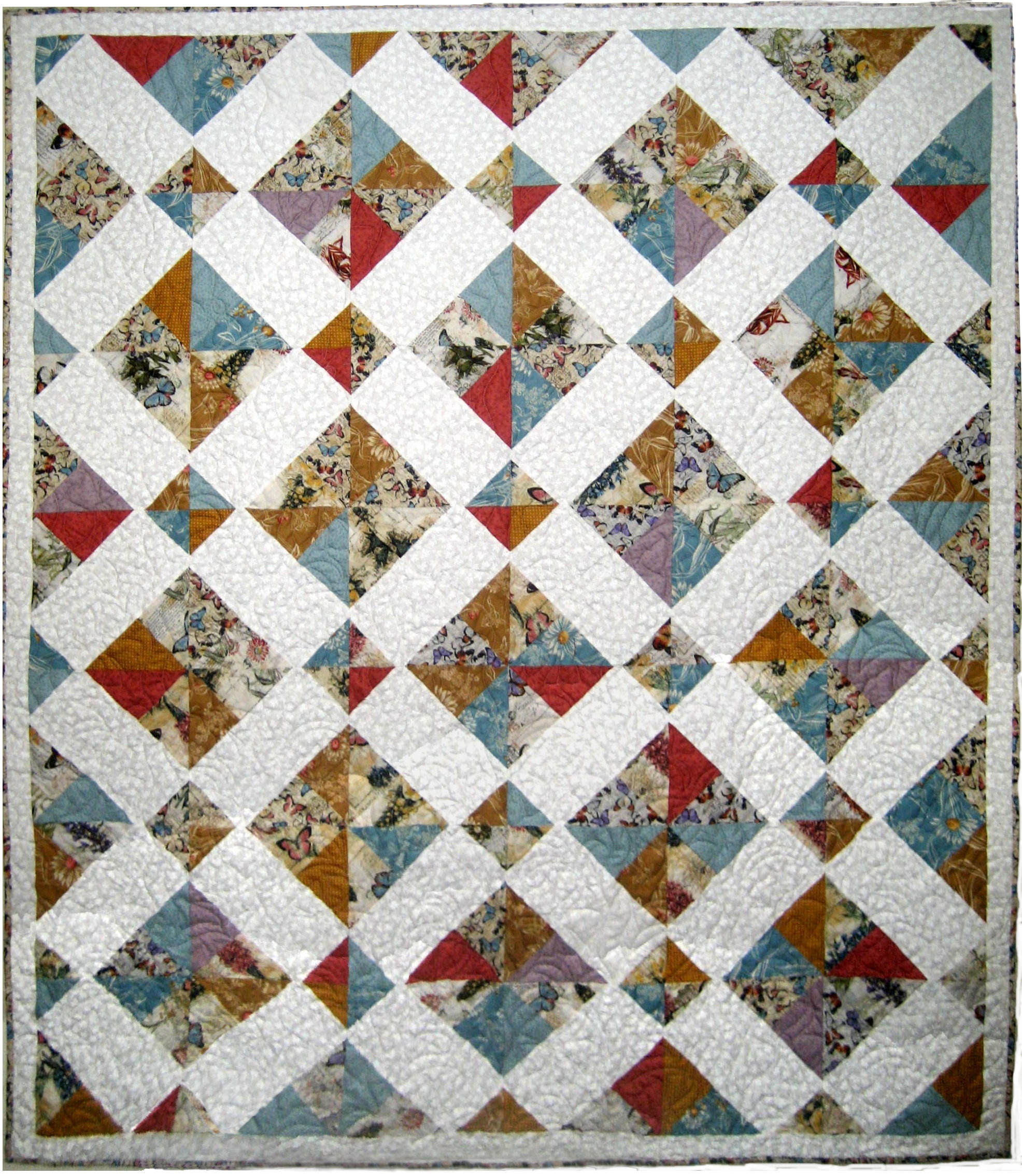 Crystal Charm New Disappearing 9 patch Quilt